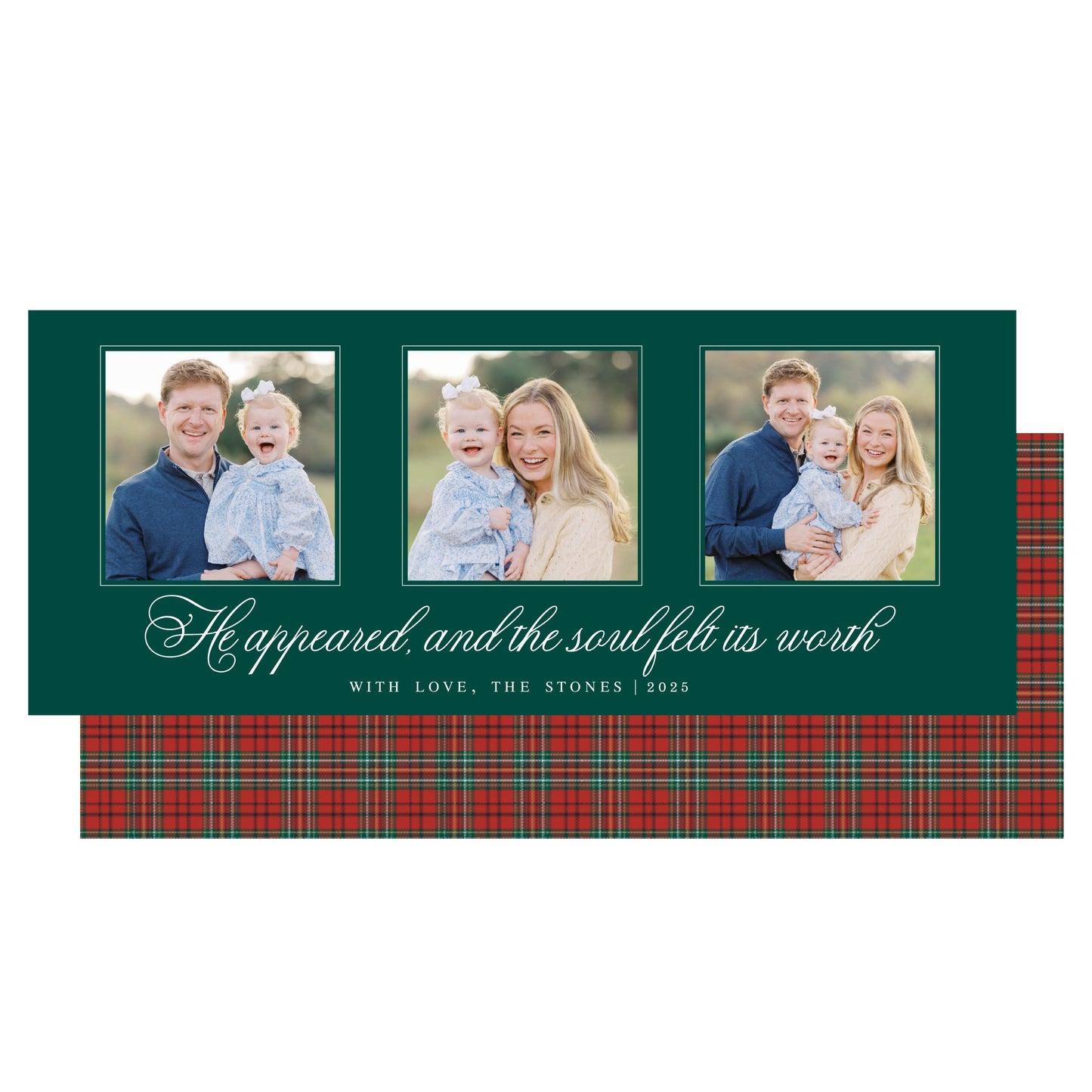 Christmas Tartan MultiPhoto Landscape