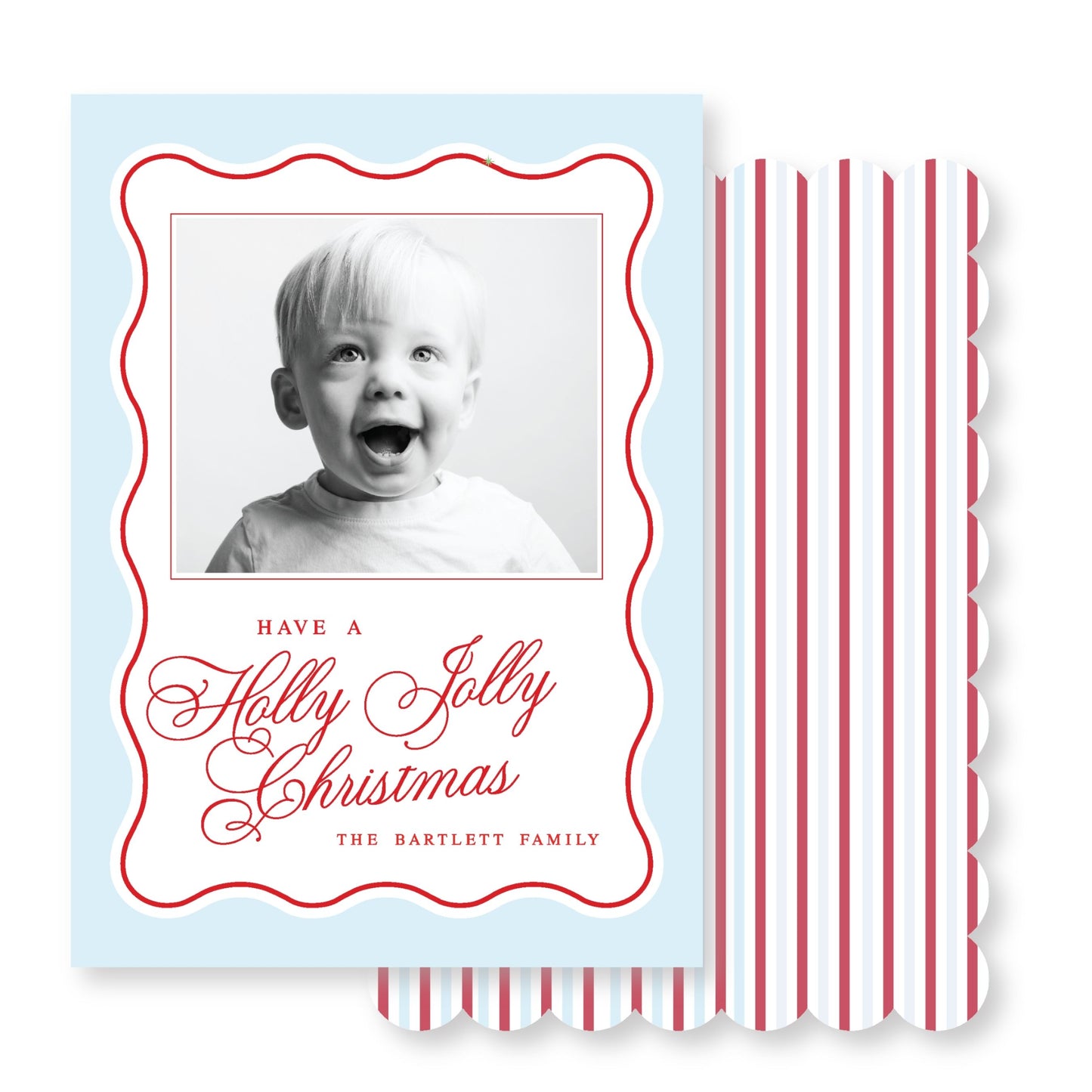 Holly Jolly in Blue & Red