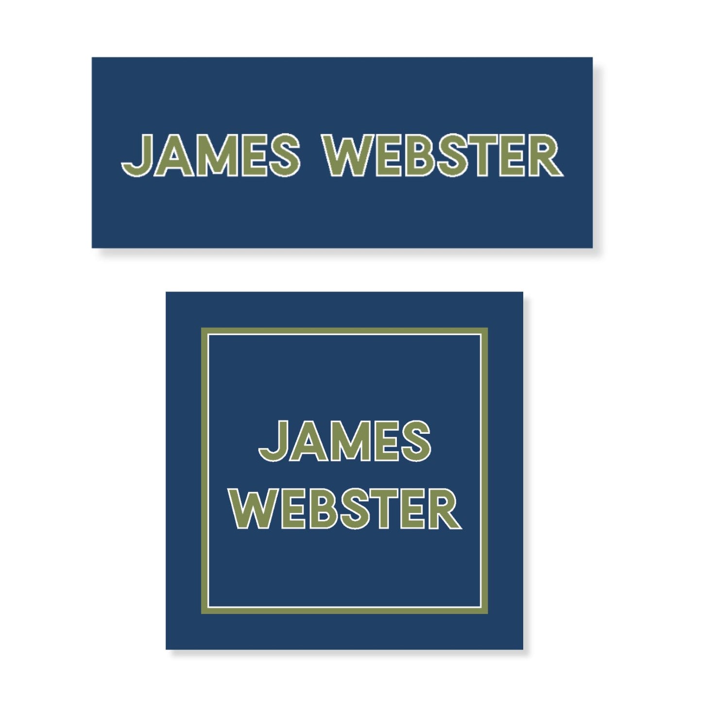 School Resistant Name Label Stickers (choose your own color)