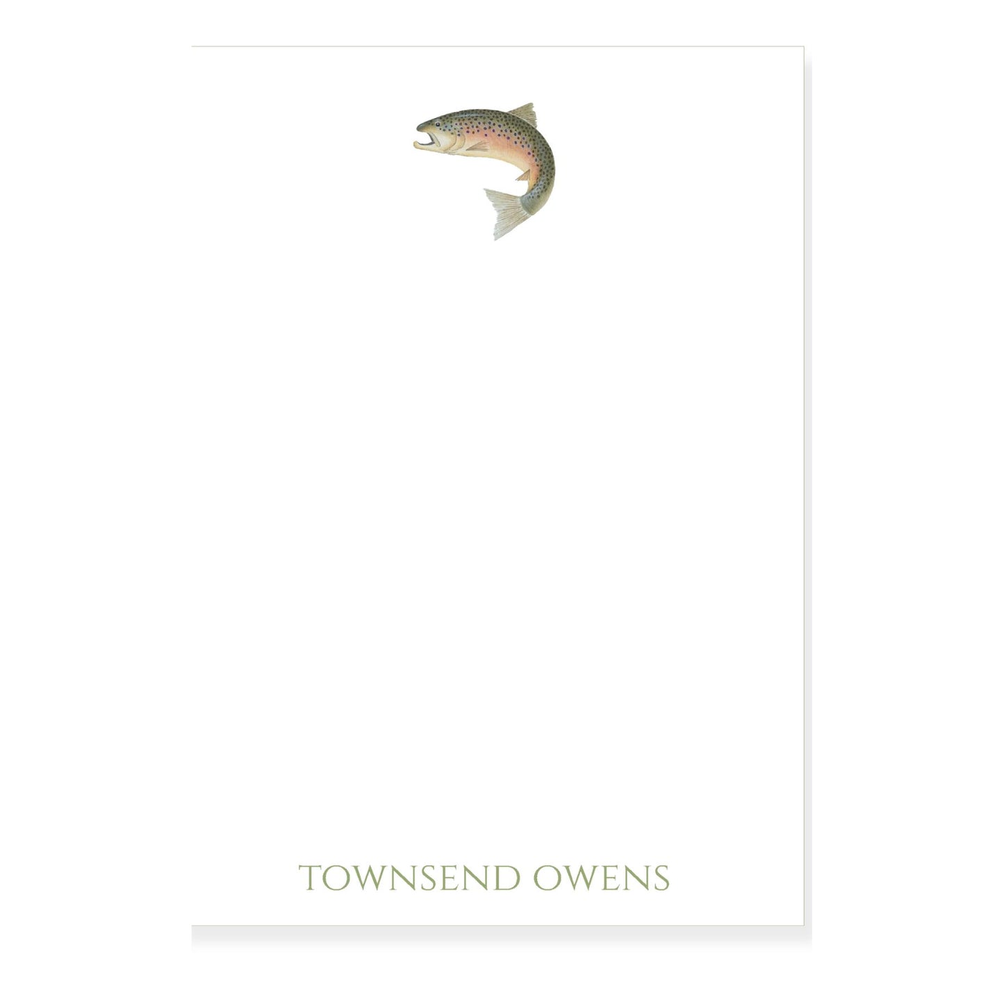 Fishing Men's Notepad