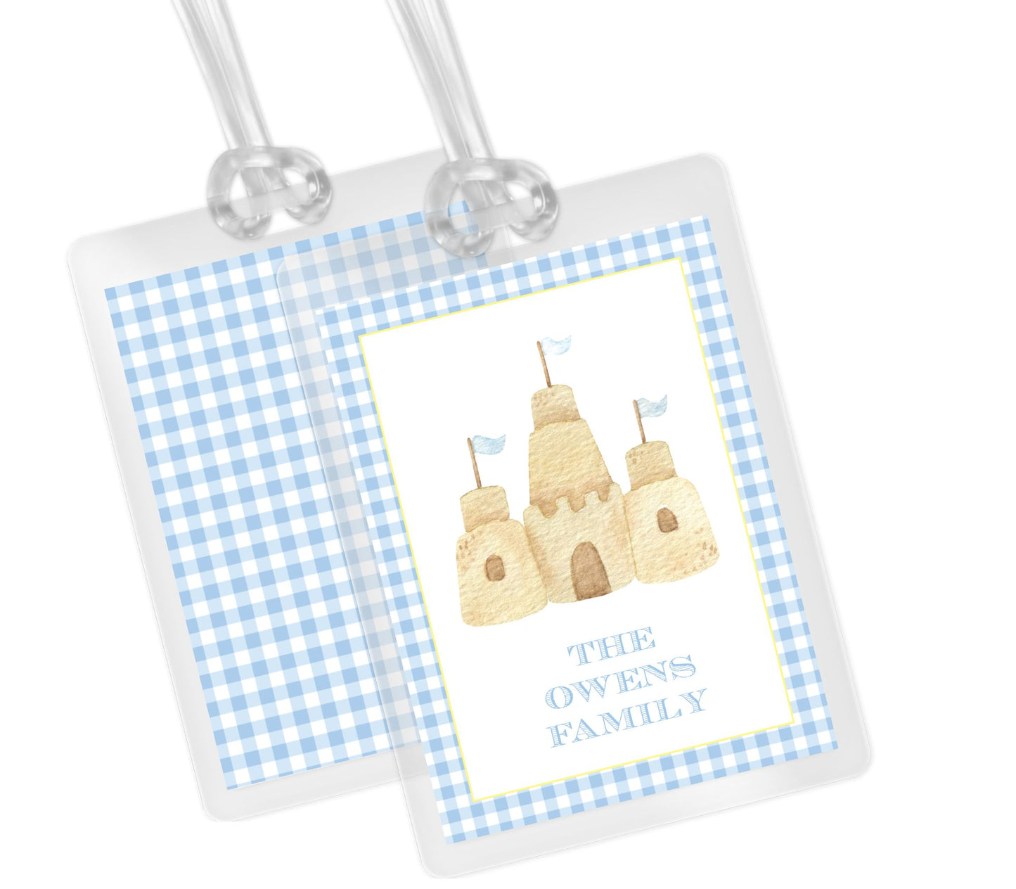 Sandcastle Bag Tag