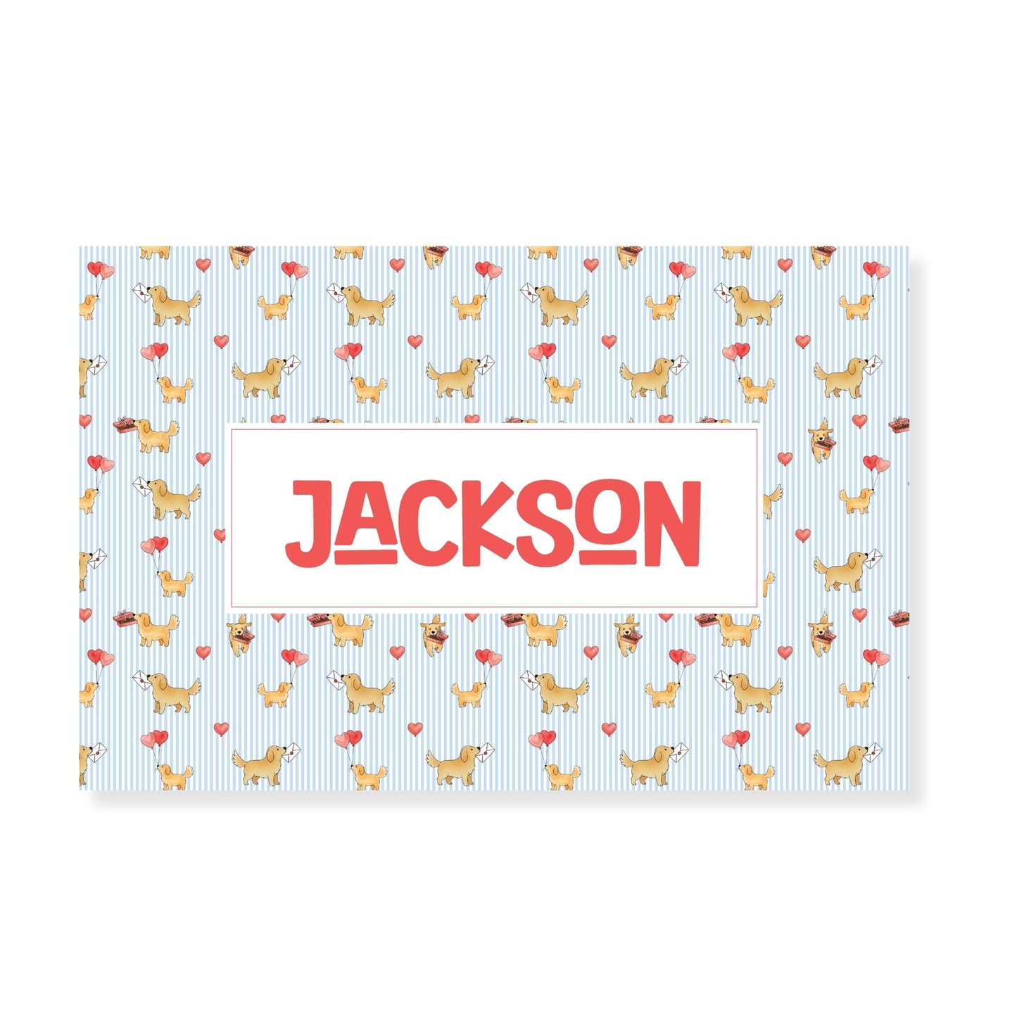 Valentine Puppy Placemats