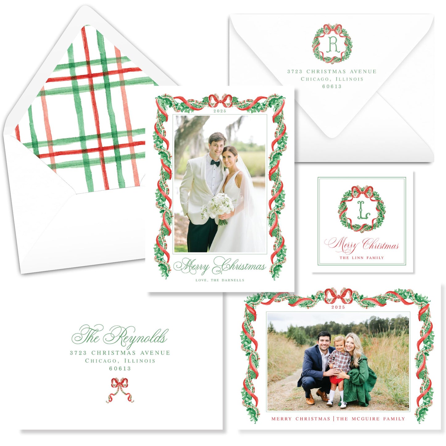 Colors of Christmas Christmas Card Photo