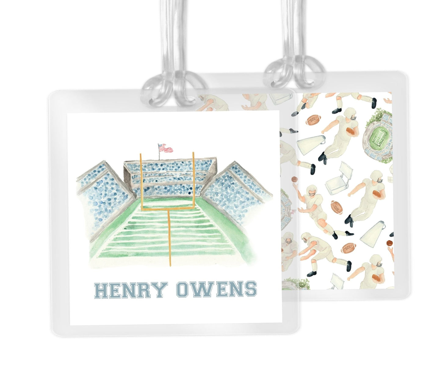 Football Bag Tag