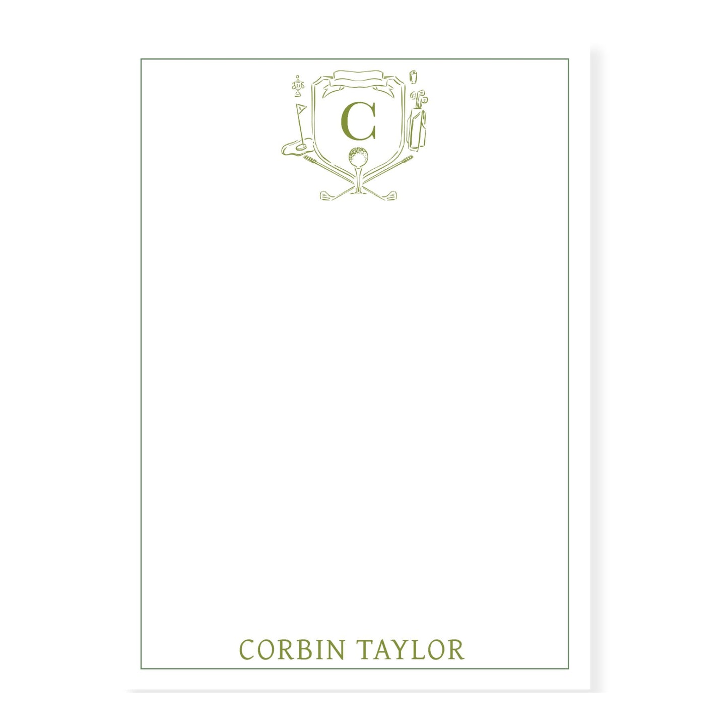 Golf Crest Men's Notepad