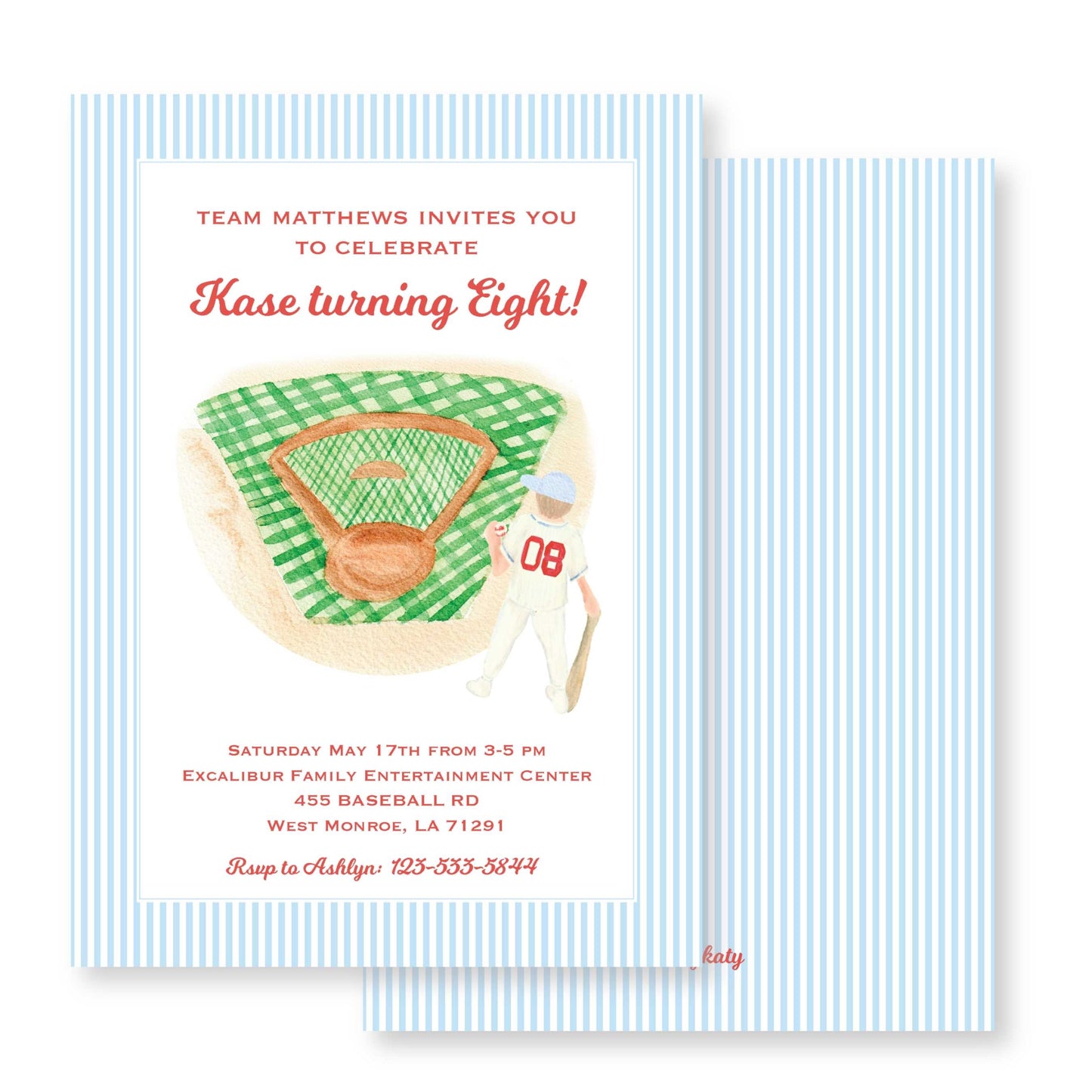 Baseball Invitation