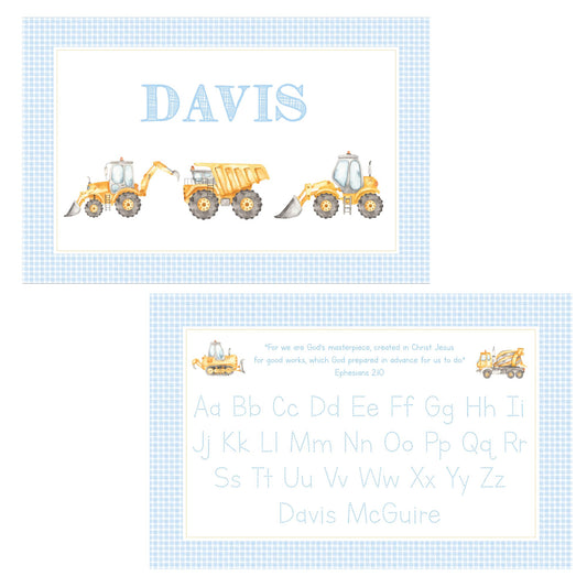 Construction Placemat