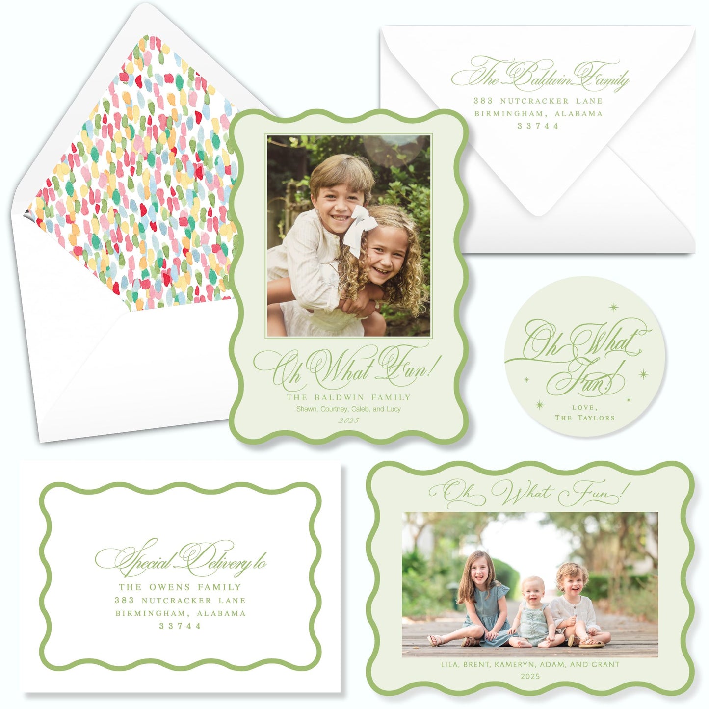 Confetti Christmas MultiPhoto Landscape