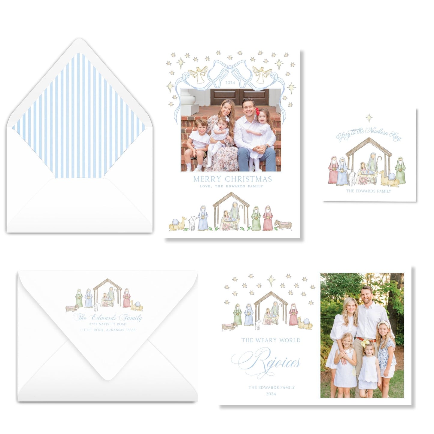 Born in Bethlehem Christmas Card Photo
