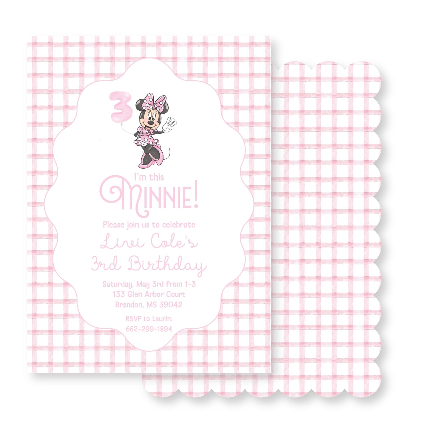 Minnie Invitation