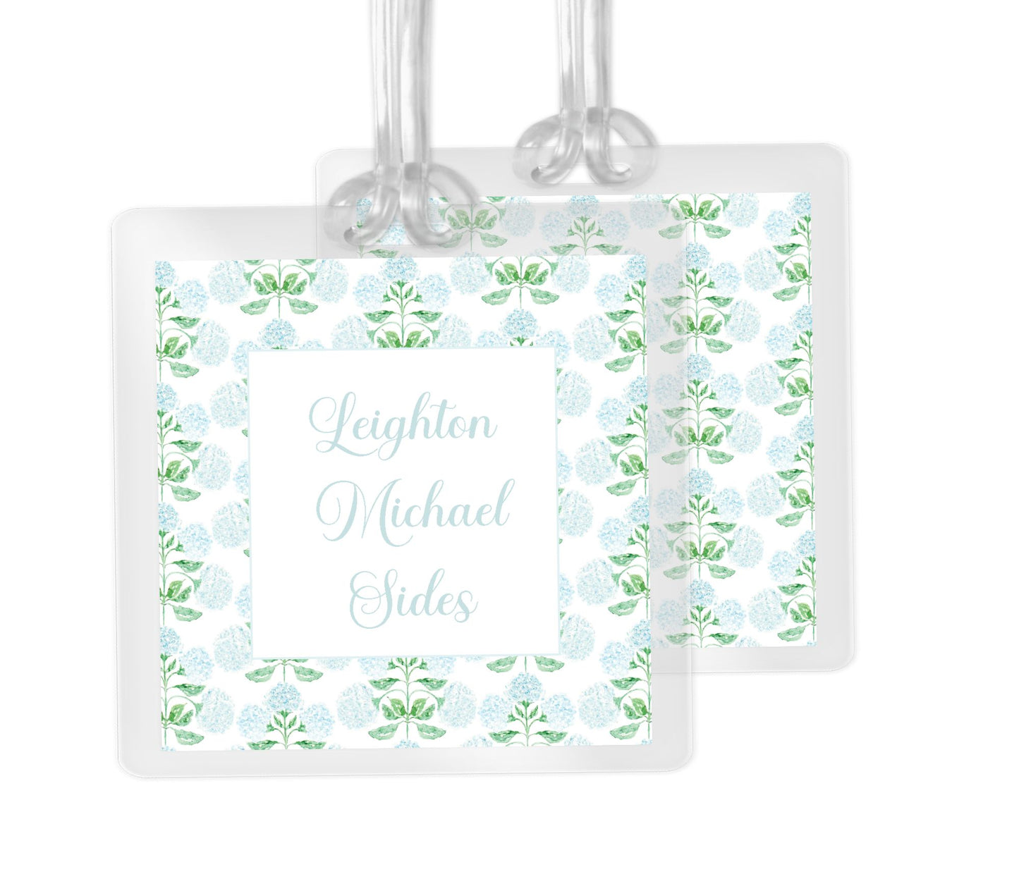 Blissful Hydrangea Bag Tag