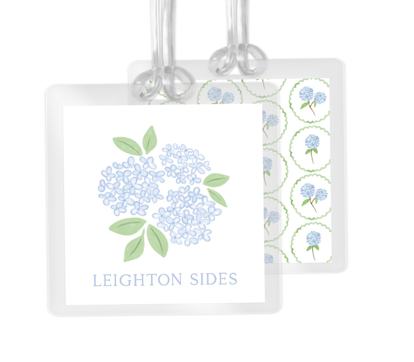 Hydrangea Bag Tag