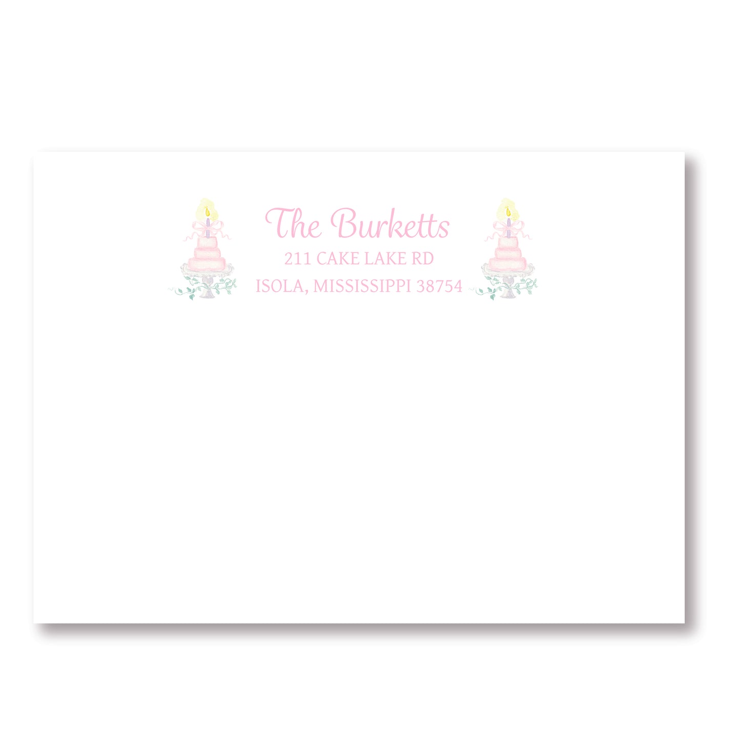 Birthday Cake Invitation