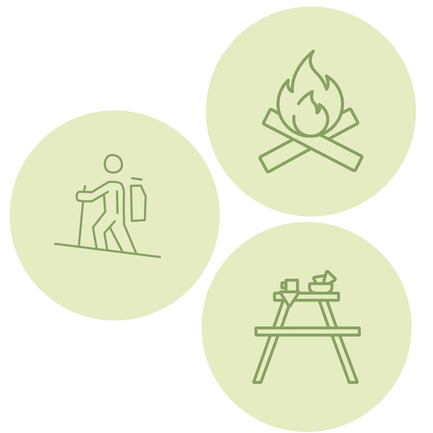 Camp Party Signs