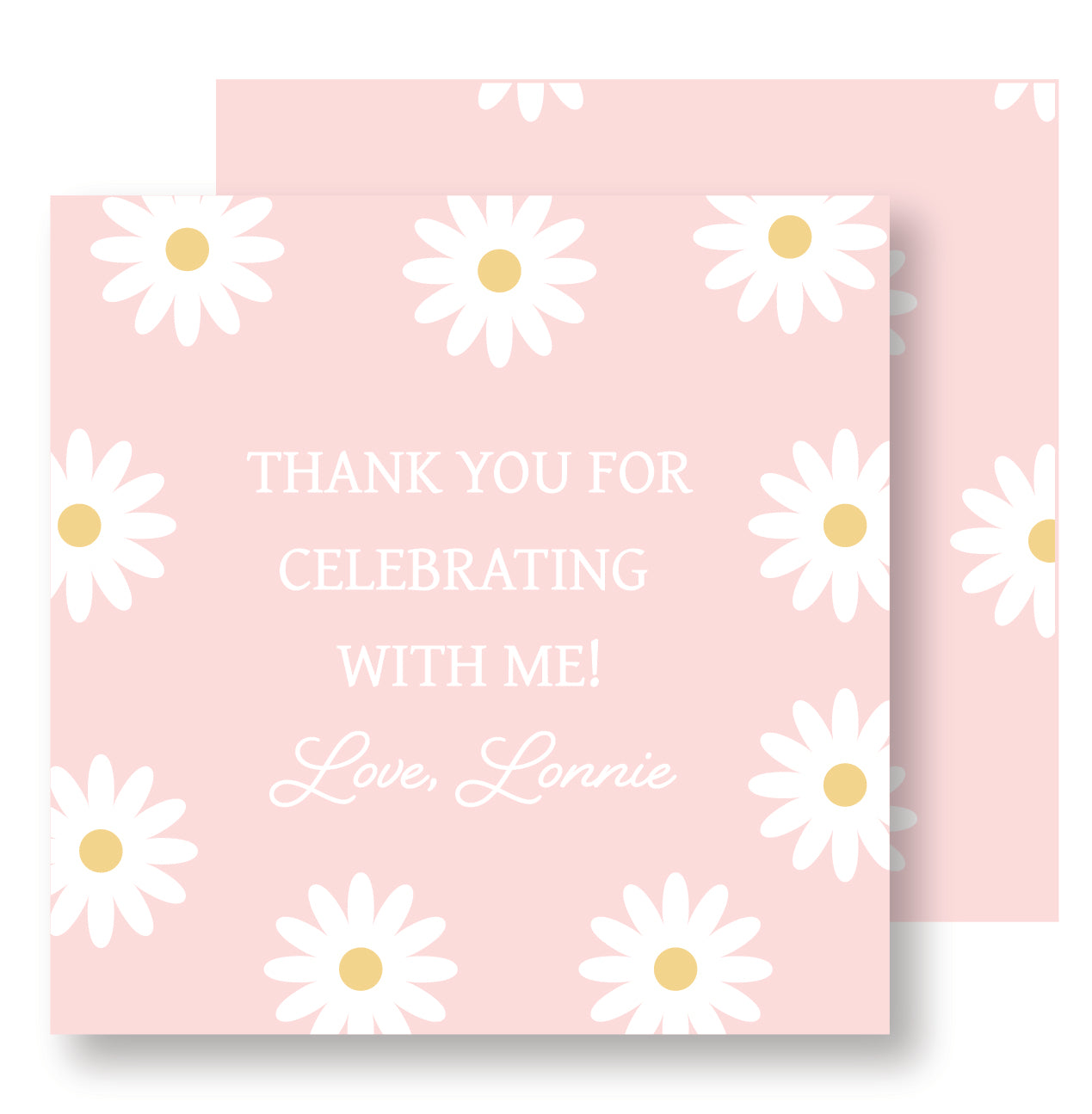 Daisy Party Tag
