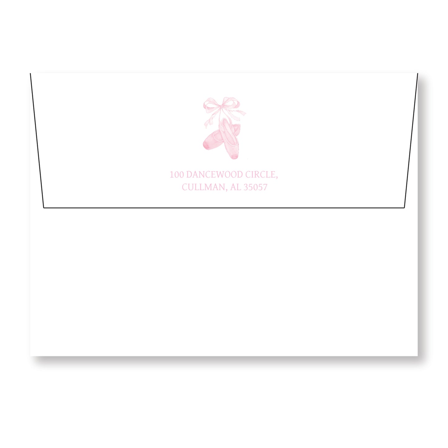 Ballet Slippers Invitation