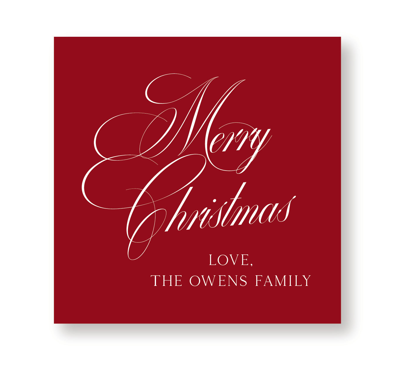 Merry Christmas-Multiple Colors