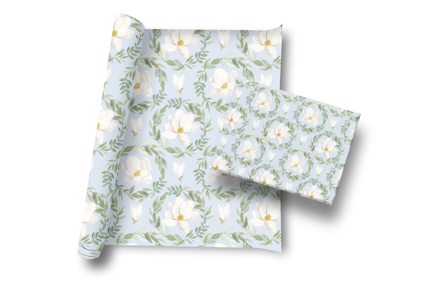 Magnolia GrandMillennial Wrapping Paper