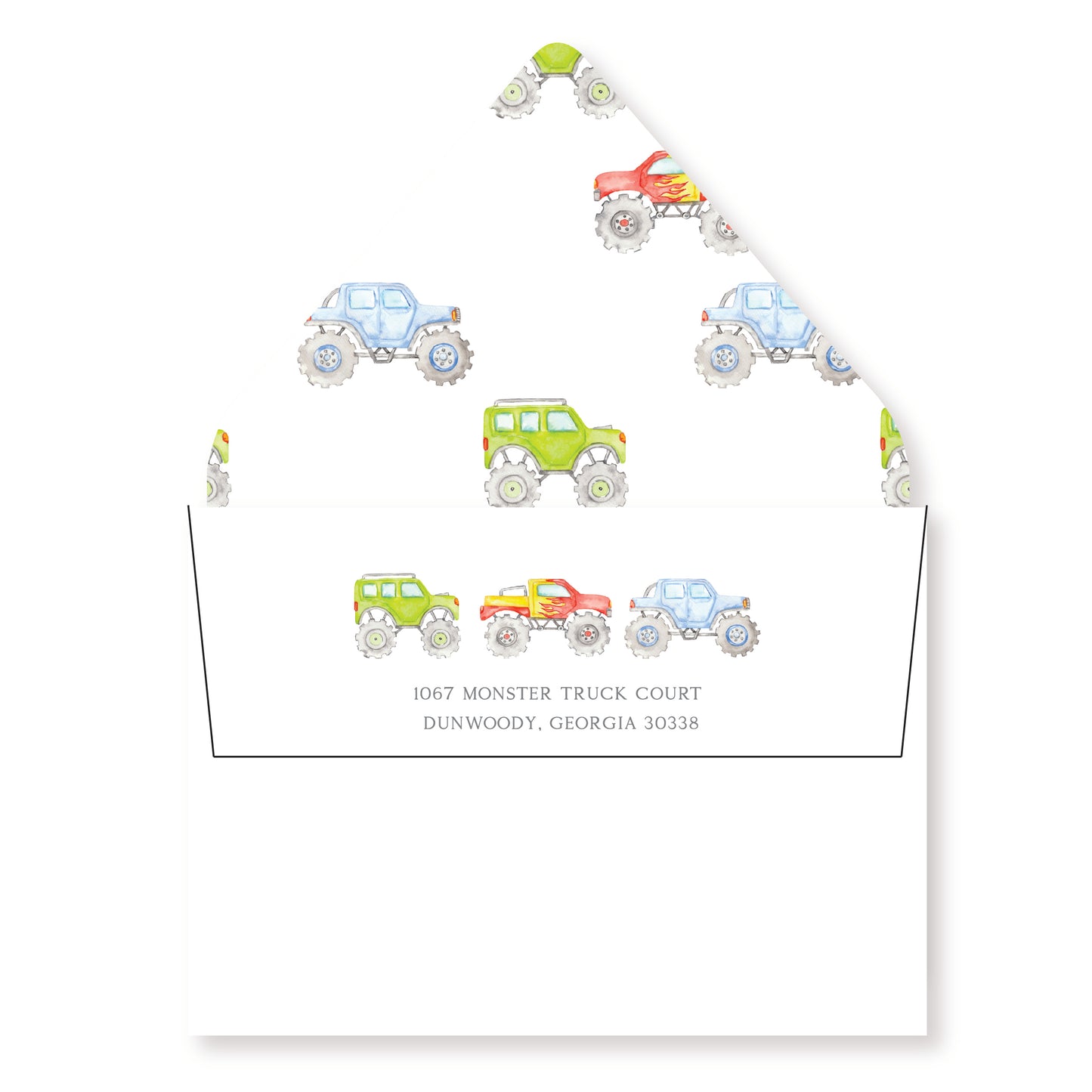Monster Truck Invitation