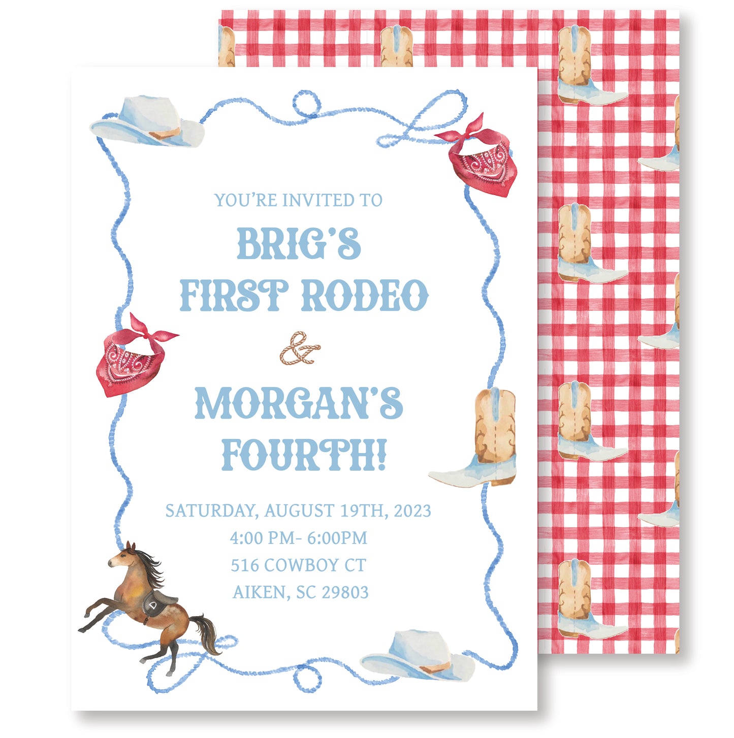 Rodeo Invitation