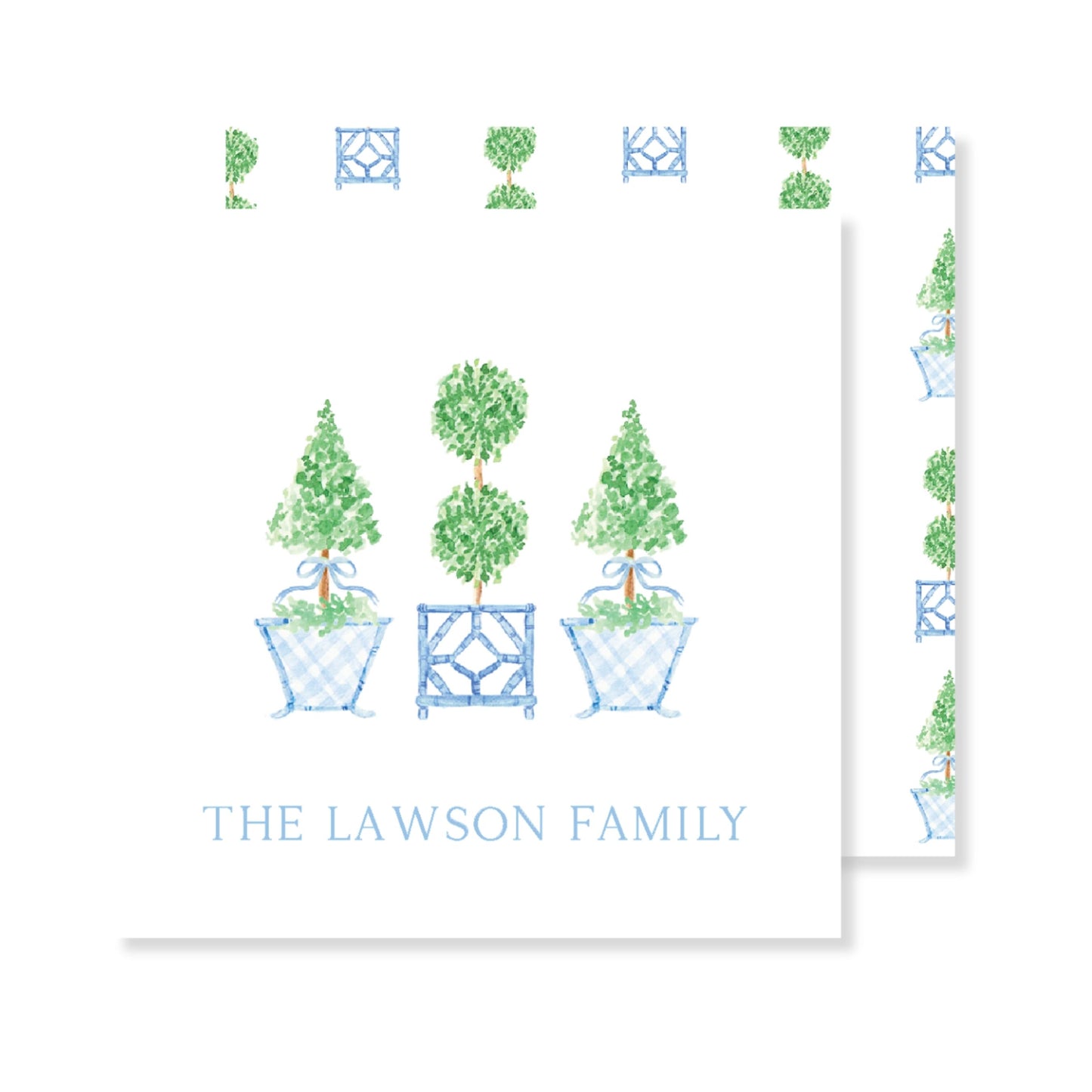 Grandmillennial Tree Enclosure Card