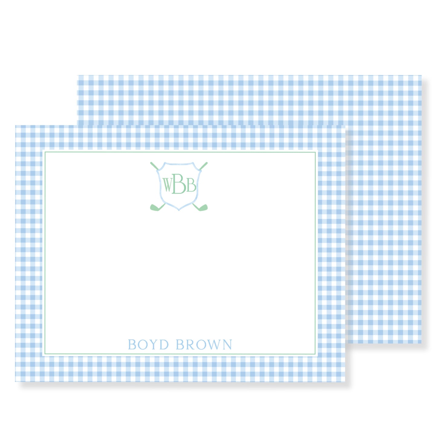 Golf Crest Stationery