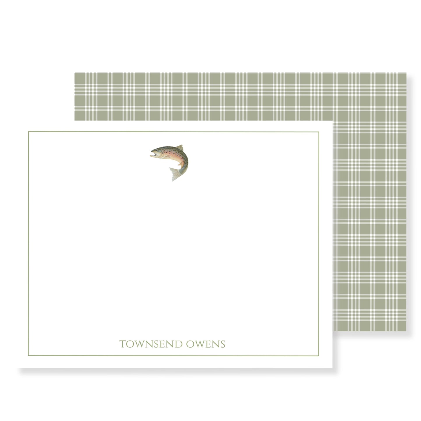 Men's fishing stationery