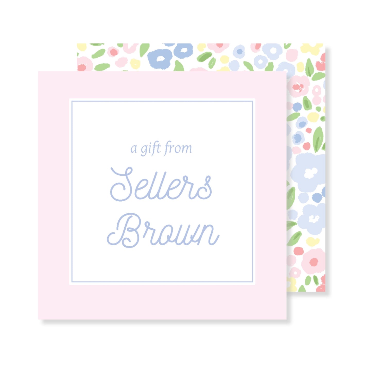 Pastel Floral Ditsy Card