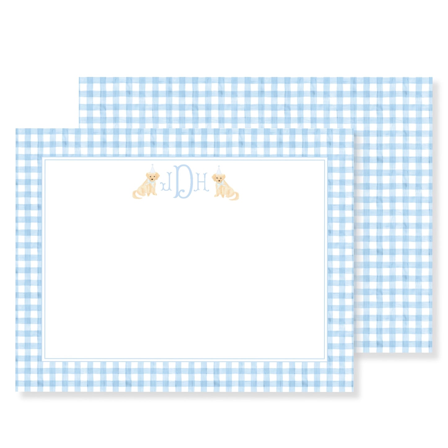 Dog Monogram Stationery