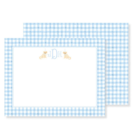 Dog Monogram Stationery