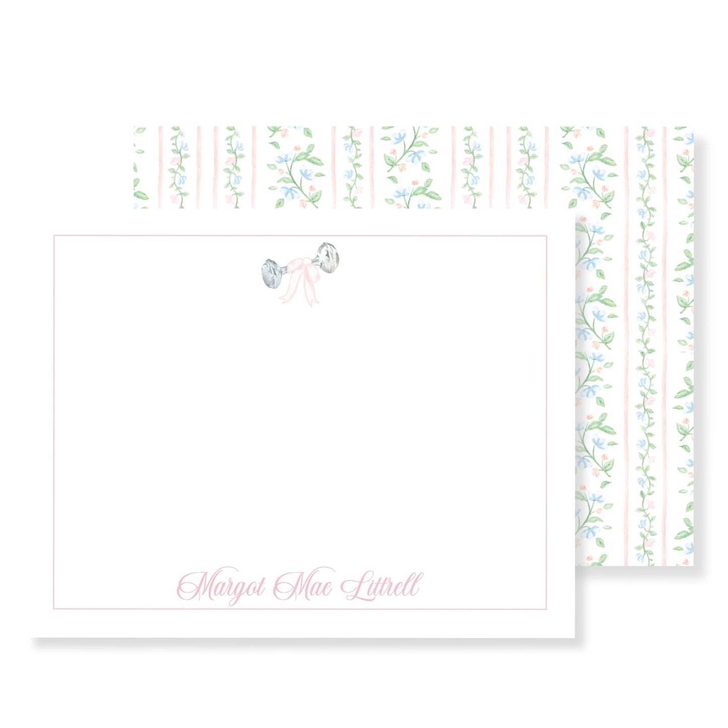 Pink Rattle Stationery