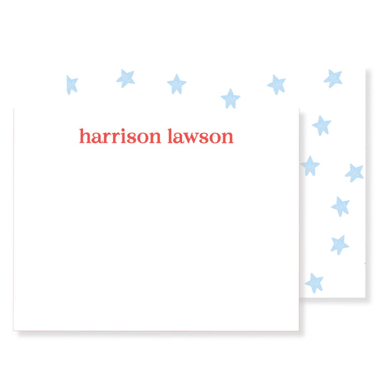 Blue Stars Stationery