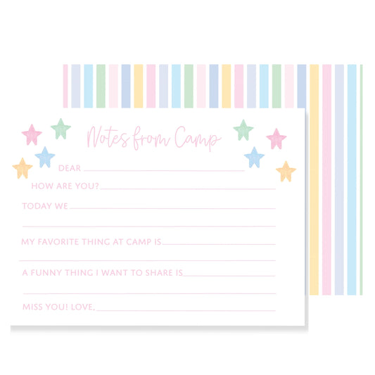 Pastel Star Camp Notes