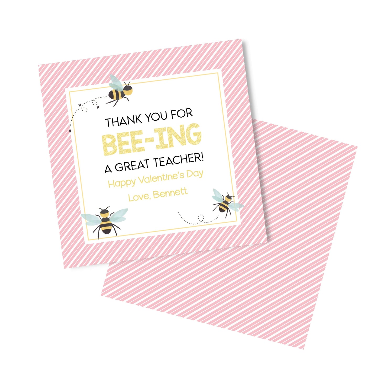 Teacher "Bee" Valentine