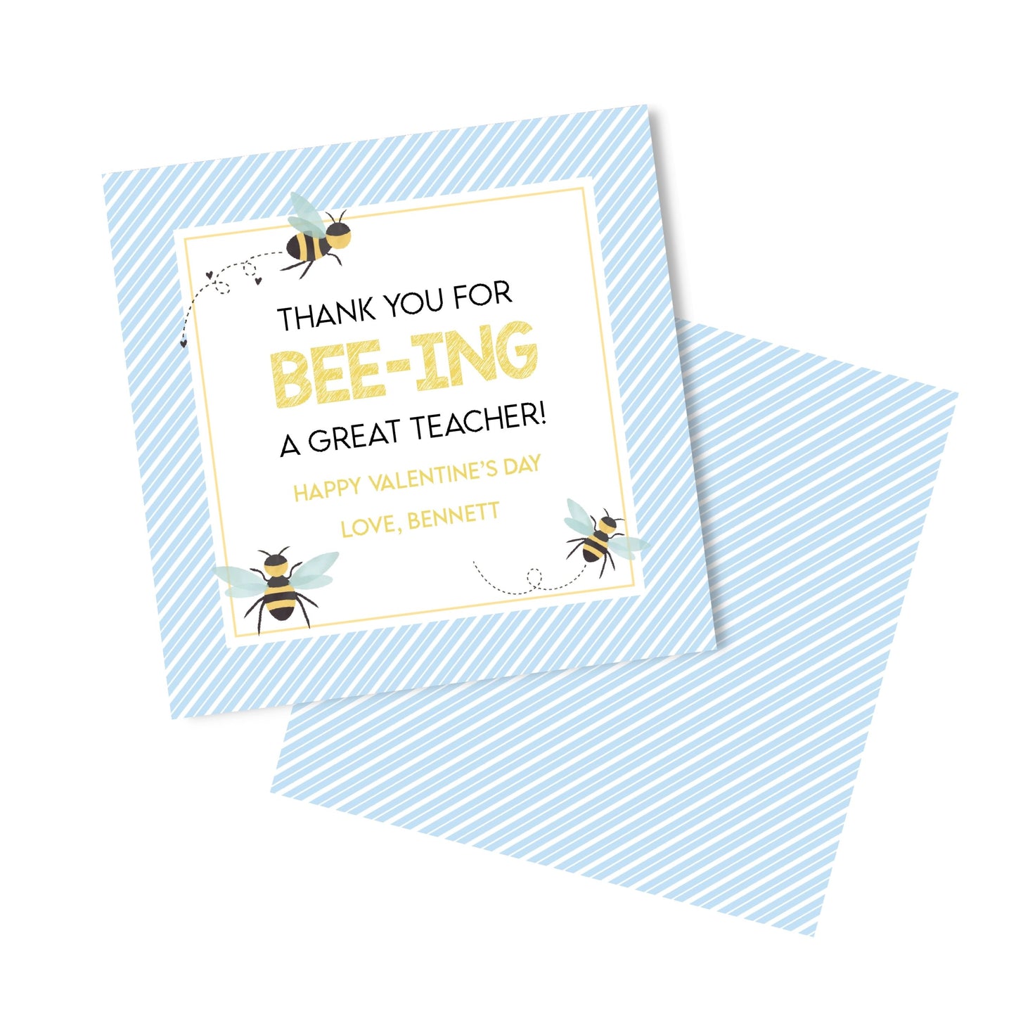 Teacher "Bee" Valentine