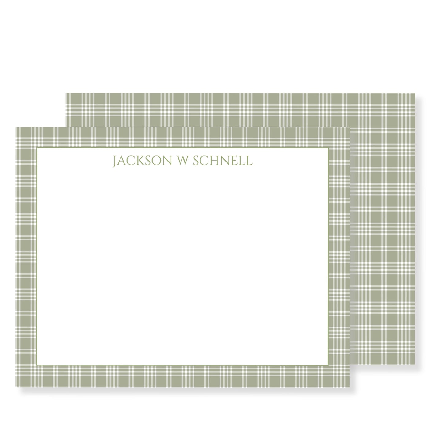 Tartan Men's Stationery
