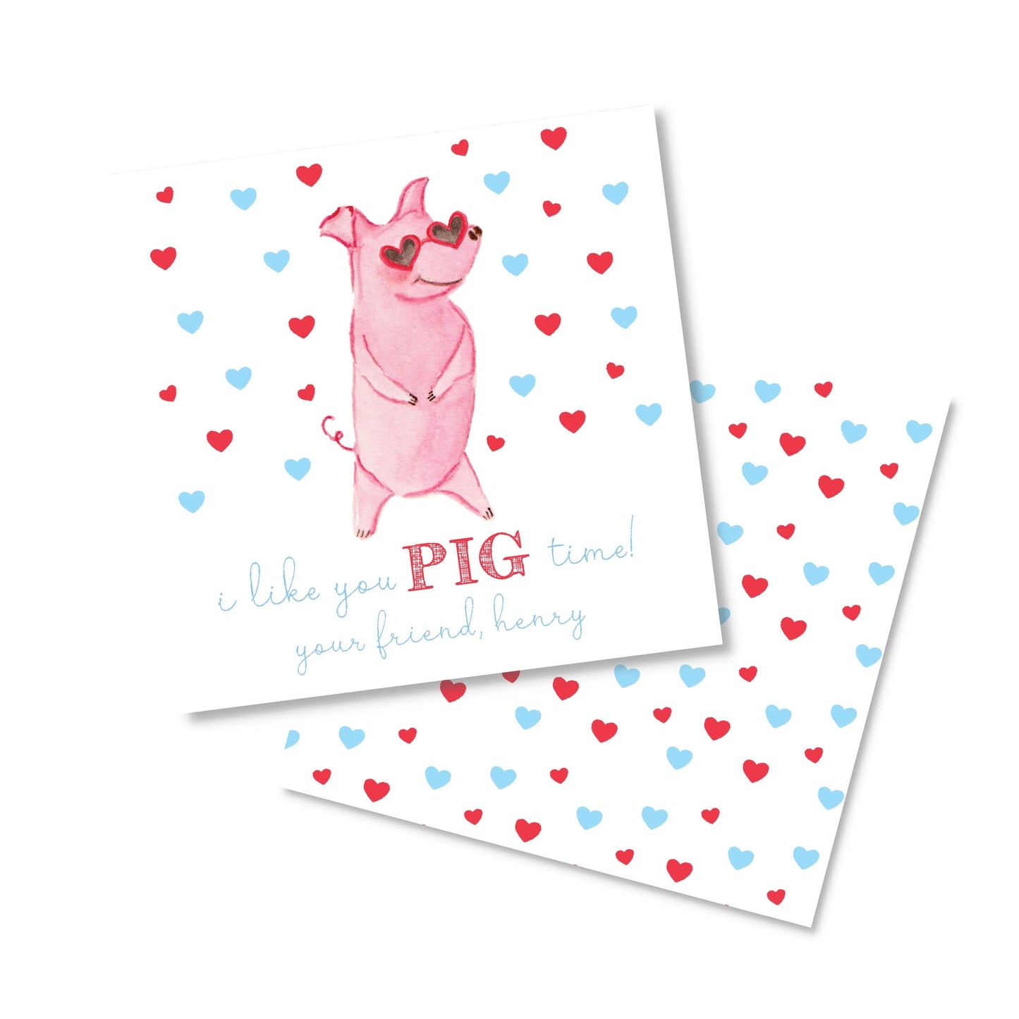 Pig Time Valentine