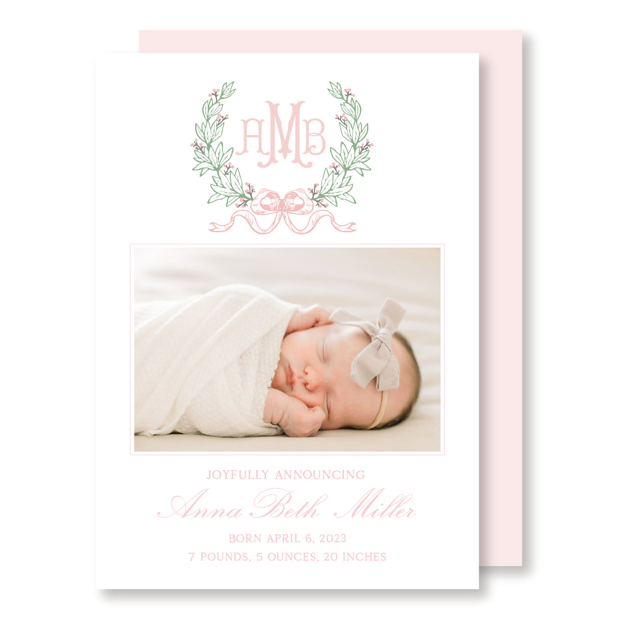 Sweet Baby Wreath Announcement