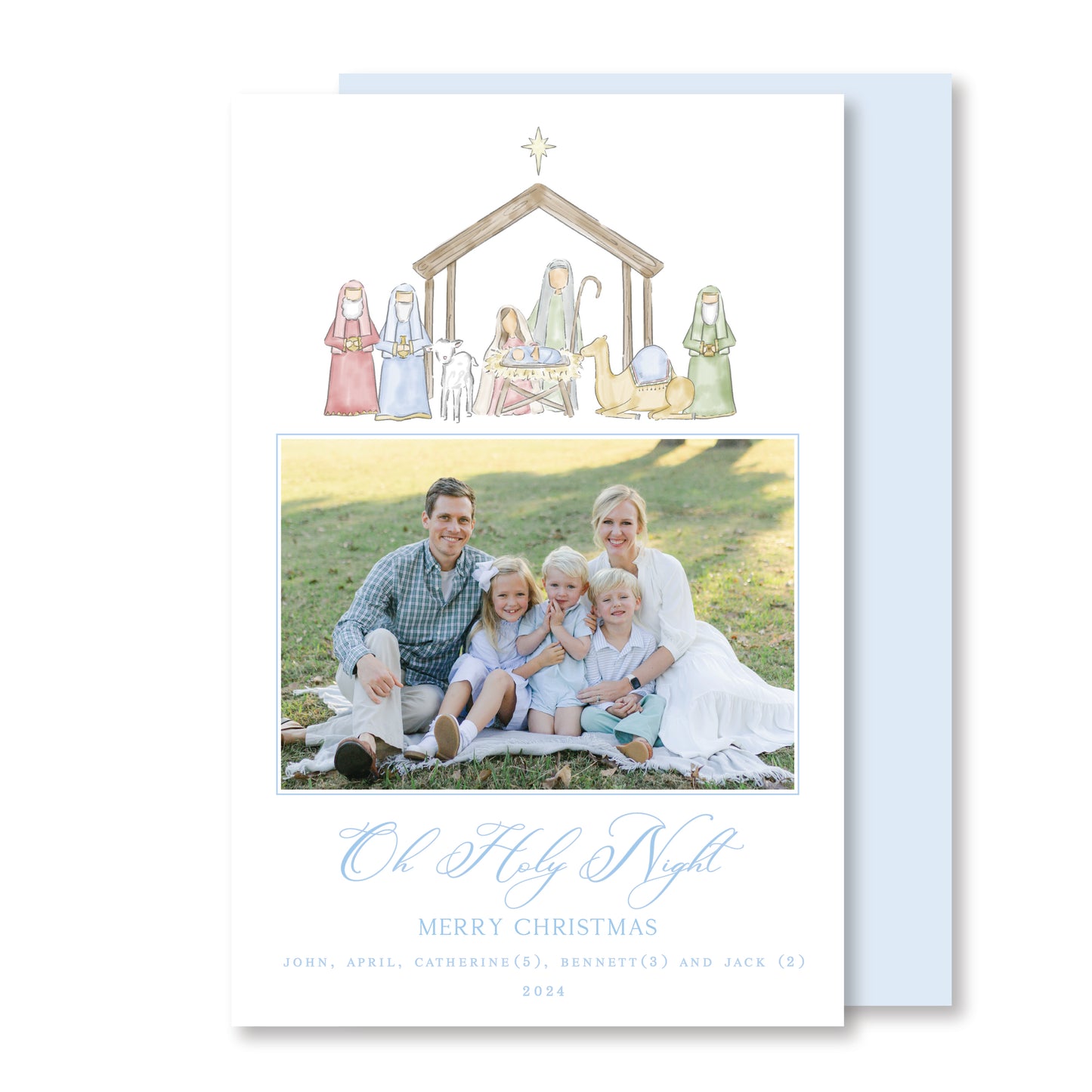 Nativity Card- A9 (larger size)