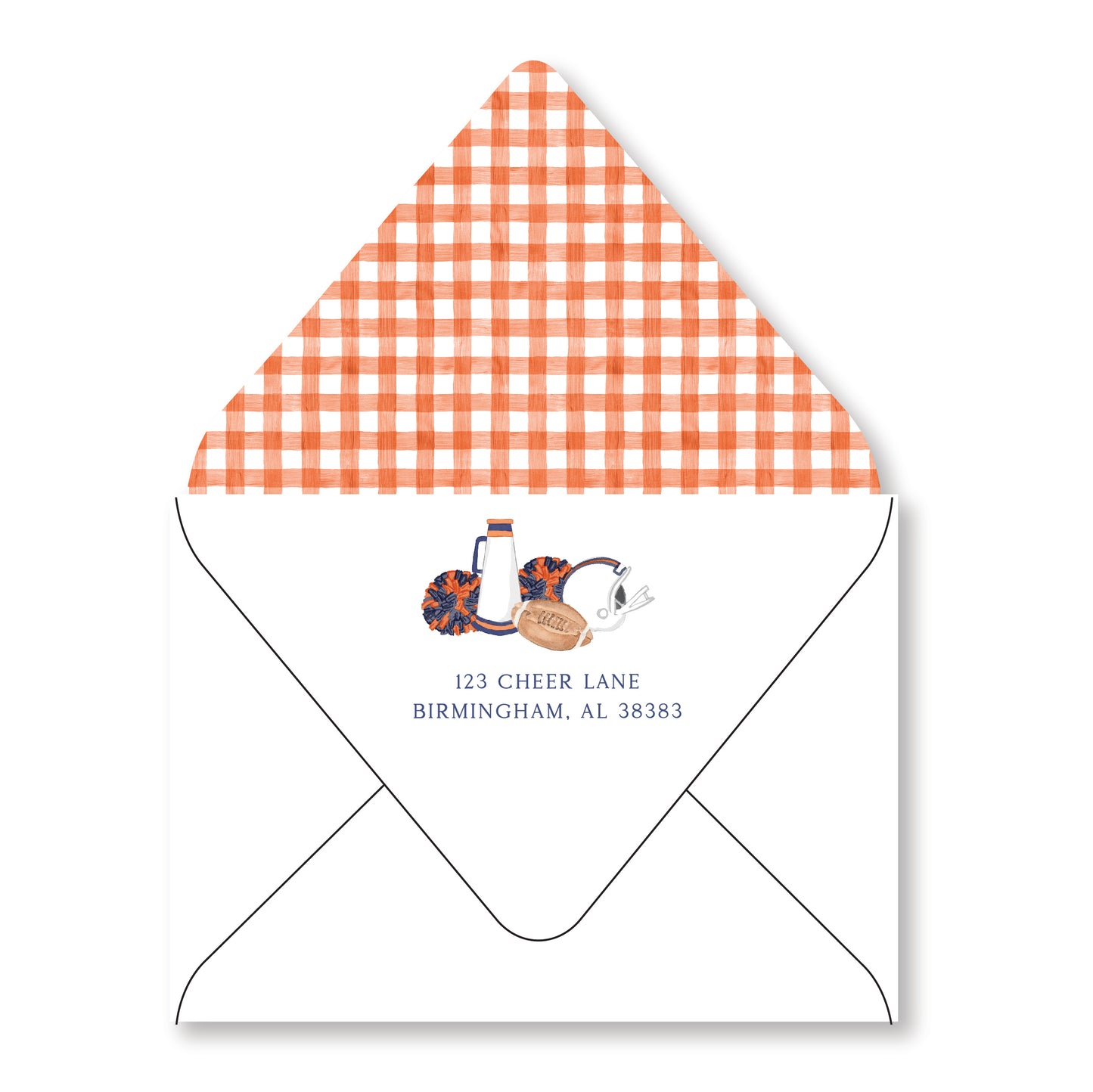 Auburn Cheer and Football Invitation
