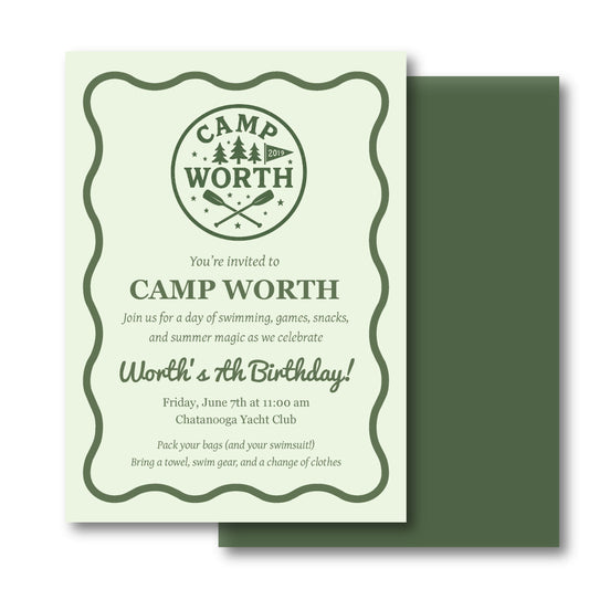 Camp Invitation