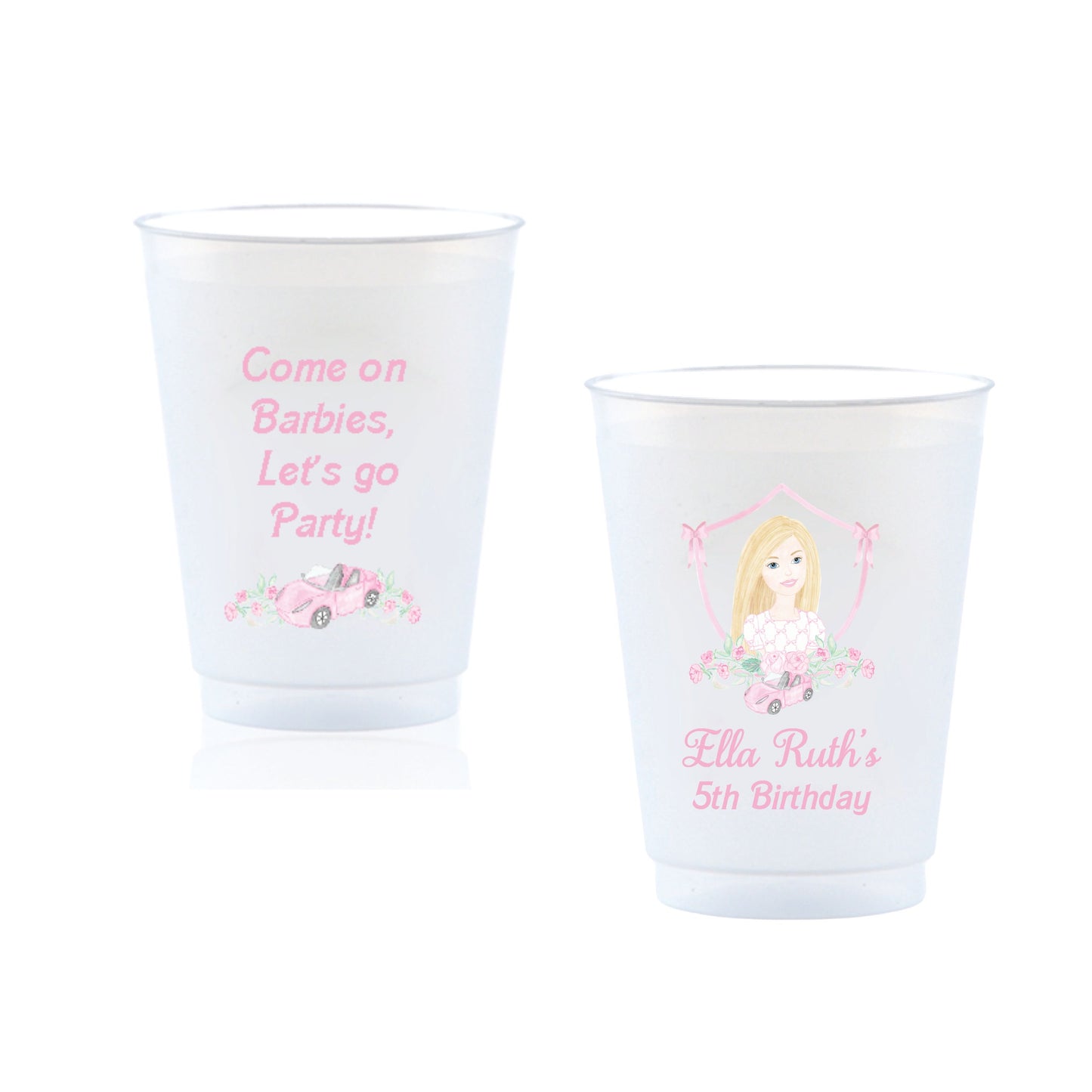 Barbie Crest Cups