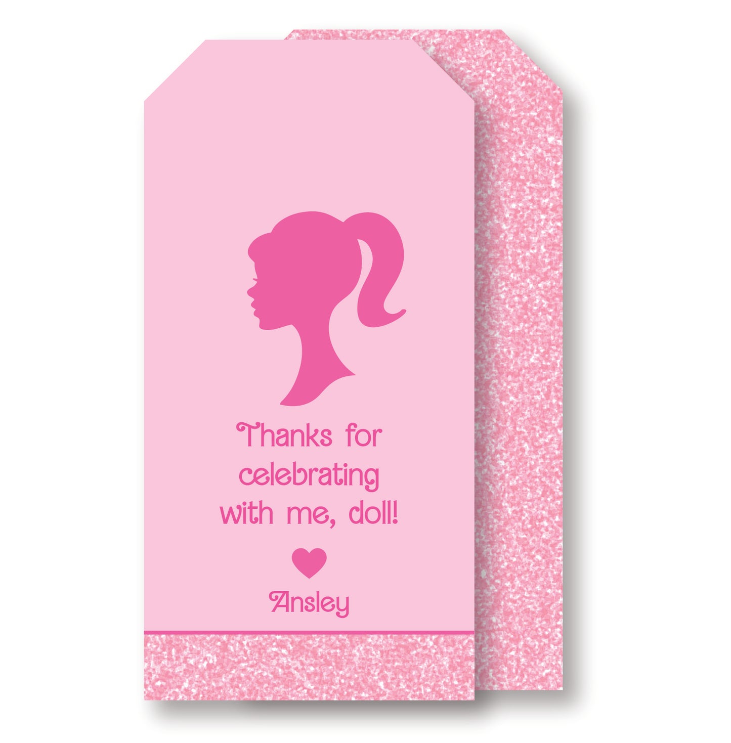 Barbie Party Tag