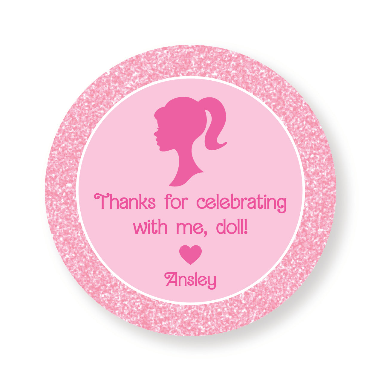 Let's Go Party Favor Tag