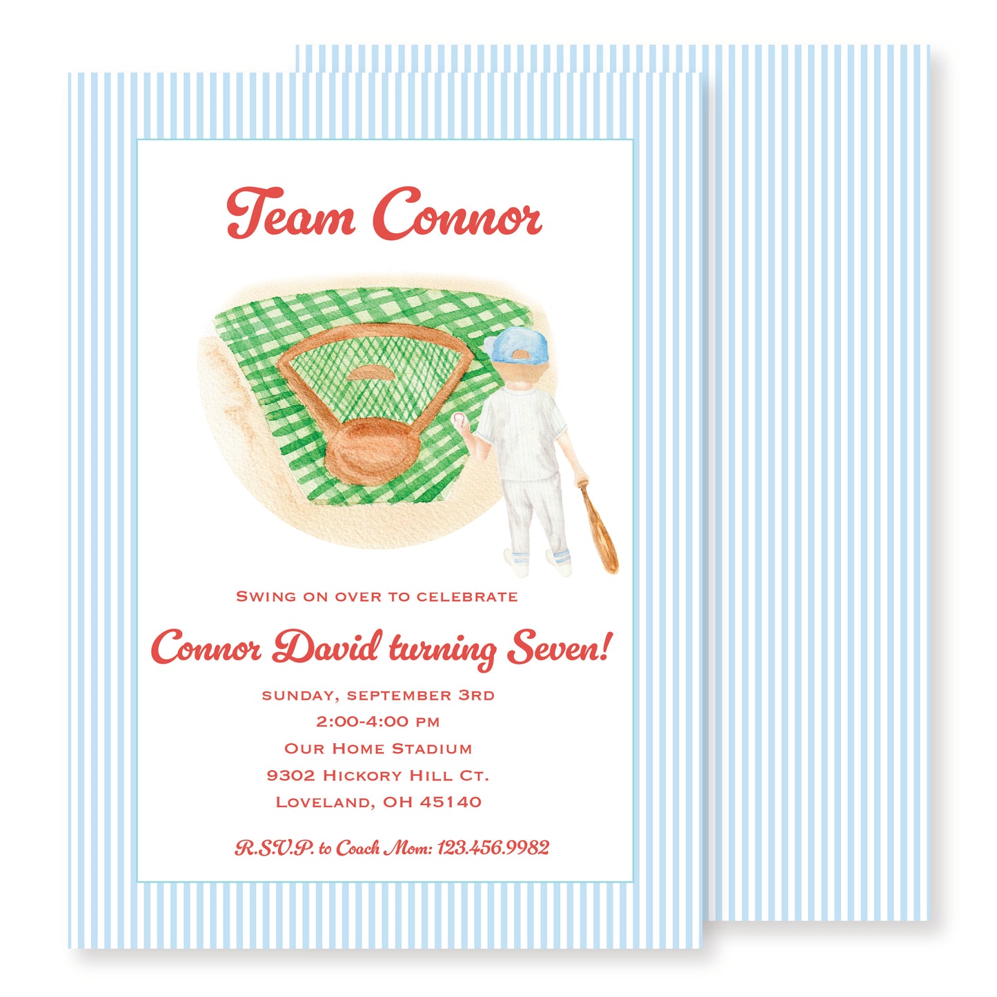 Baseball Invitation