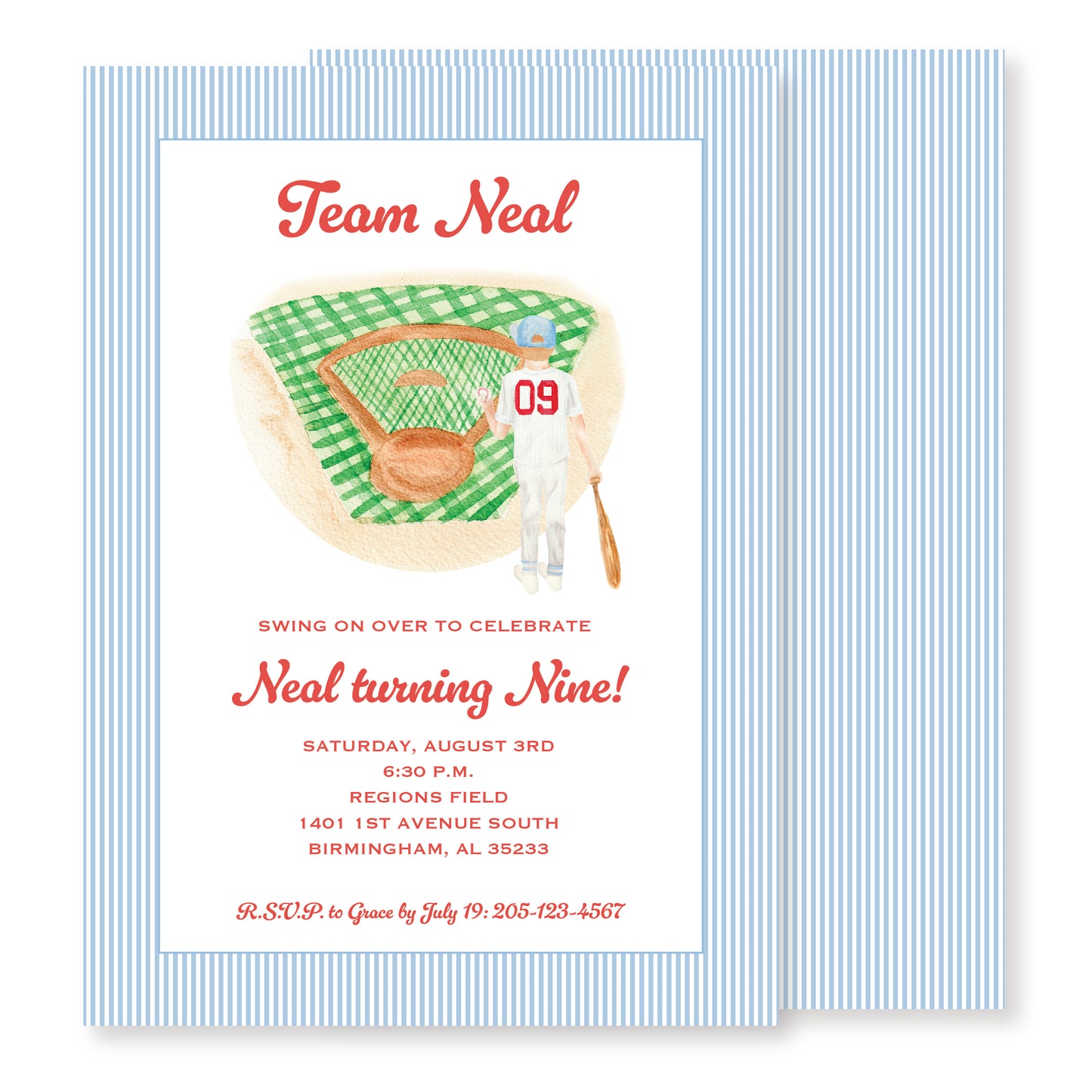 Baseball Invitation