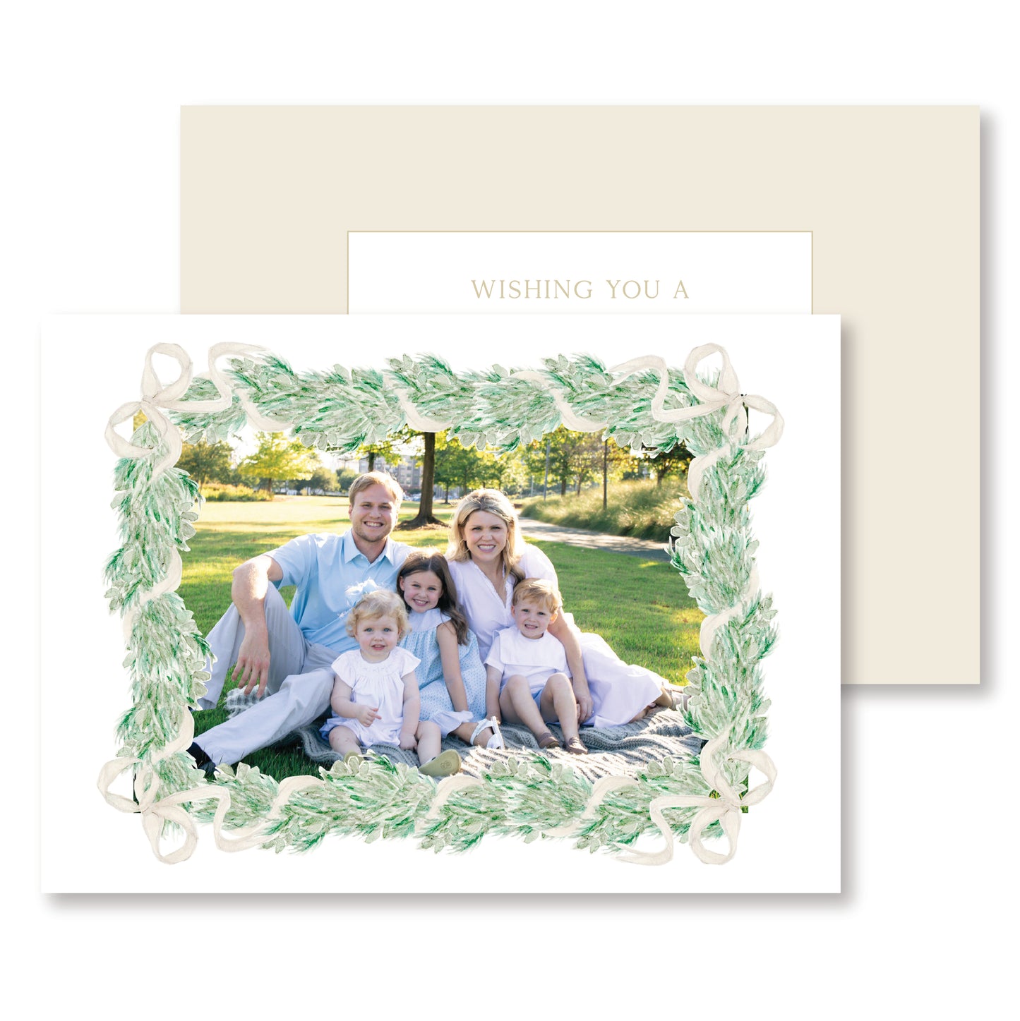Bedford Falls Horizontal Christmas Card Photo