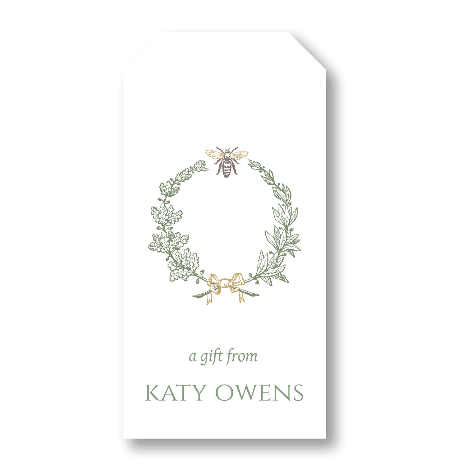 Bee Strasbourg Gift Tag