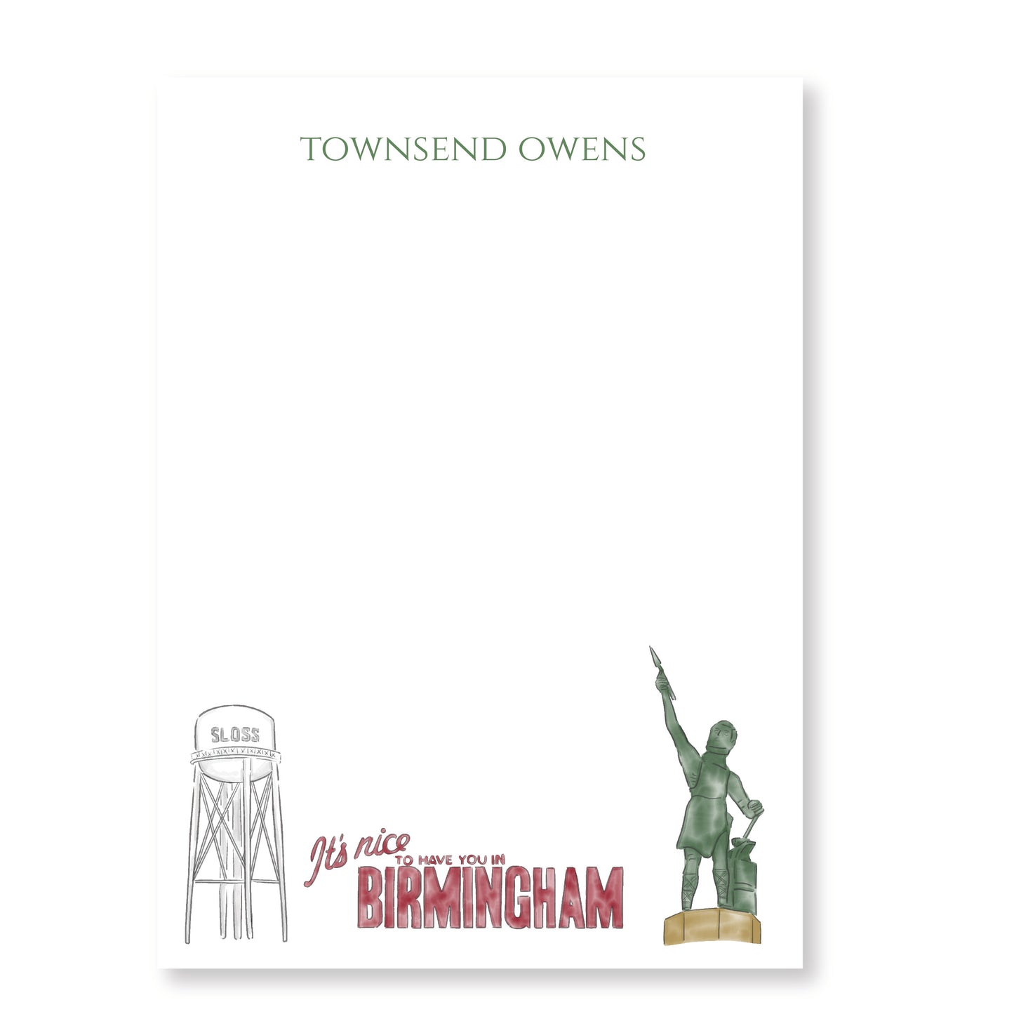 Birmingham Notepad