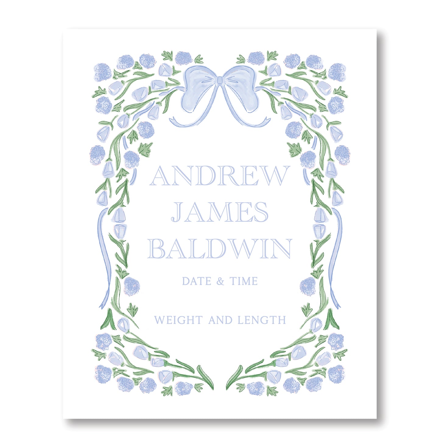 Blue Greenery Hospital Sign